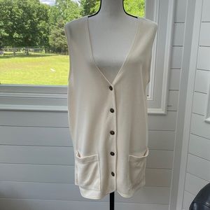 EUC Women’s Vintage Daniel Caron Long Shirt Vest